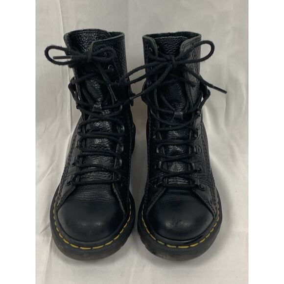 Dr Martens Coralline Women’s Black Combat Lace Up Boots US size 5 Grunge Goth - Picture 4 of 11